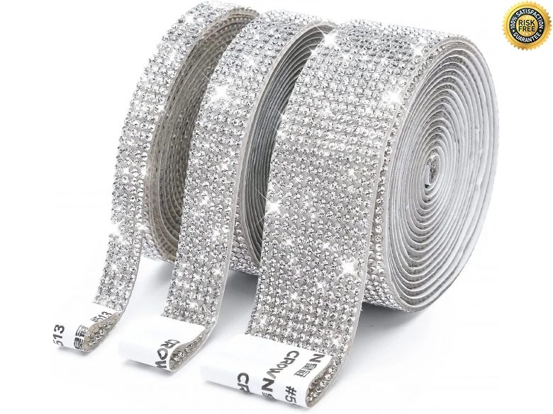 FASOTY Strass-Stirnband – Silberfarben, Mit Kristallen, Gepolstert, Für Damen & Mädchen